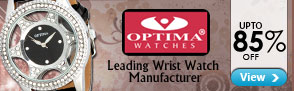 Upto 85% off Optima Watches