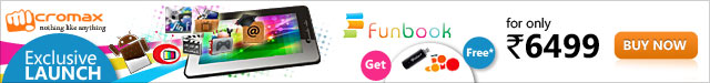 Micromax Funbook @ Rs 6,499
