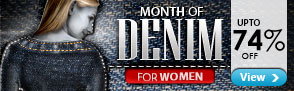 74% off Denims for Women