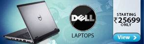 Dell Laptops Starting Rs.25699