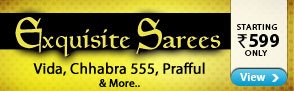 Exquisite Sarees From Rs. 599