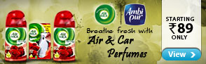 Air & Car perfumes at Rs.89 