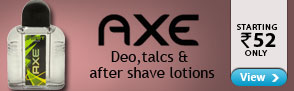 Axe Talcs, After shaves & more - starting Rs.52