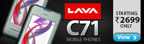 Lava Mobiles at Rs.2699 only