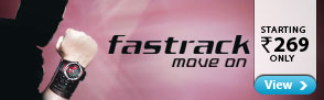 Fastrack watches starting Rs 269
