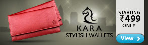 Stylish Wallets by Kara Starting Rs.499 Only
