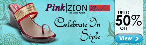 Upto 50% off on women footwear by Zion, Neat and Pink