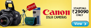 Free Tripod with Canon DSLR Camera