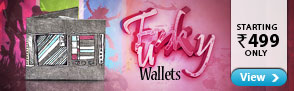 Funky Wallets Starting Rs. 499