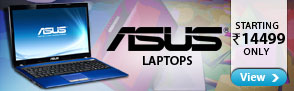 Asus Laptops starting Rs 14499