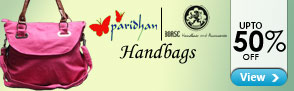 Upto 50% off handbags from Borse & Paridhan