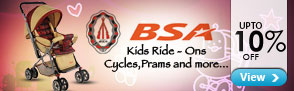 10% off BSA Cycles,Prams etc.