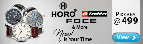 Watches from Lotto, Horo and more at Rs.499 only