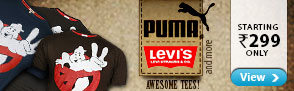T-Shirts from Puma, Nike & more at Rs.299 only
