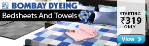 Bombay Dyeing - Bedsheets & Towels from Rs.319