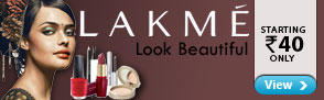 Lakme Cosmetics Starting @ Rs.40