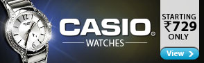 Casio watches starting Rs.729 Only