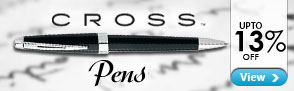 Upto 13% off on CROSS pens