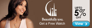 Upto 5% off on jewellery by Gili