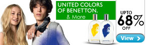 Upto 68% off on fragrances from United colours of benetton and more
