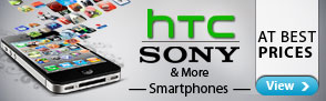 Smartphones by HTC, Sony and more at best prices