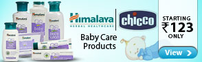 Baby Care Products from Chicco & Himalaya starting Rs 123