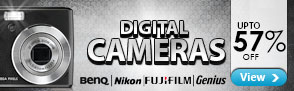 Upto 57% off Digital Cameras