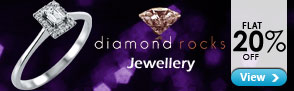 Flat 20% off diamond jewelry