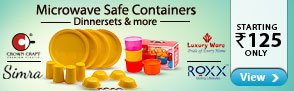 Microwave safe containers starting Rs.125 only