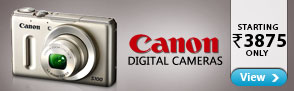 Cannon Cameras @ Rs.3875