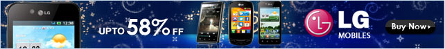 Up to 58% off LG mobiles