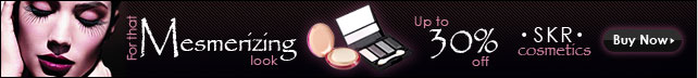 Up to 30% off SKR Cosmetics