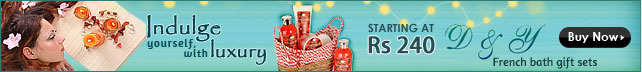D&Y french bath gift sets - starting Rs 240