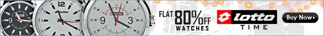 Flat 80% off - Lotto watches
