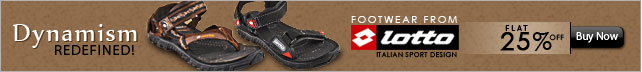 Flat 25% off Lotto Footwear