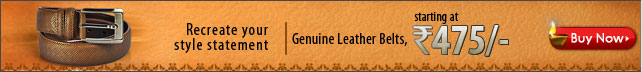 Genuine Leather Belts - Starting from Rs.475