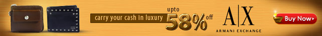 Upto 58% off Armani Exchange Wallets