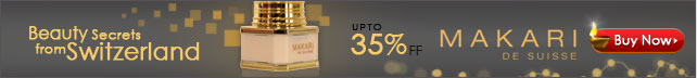 Upto 35% off Swiss personal care brand - Makari De Suisse