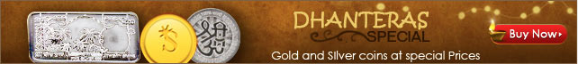 Dhanteras Special Gold & Silver Coins