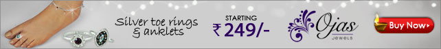 Ojas Toe rings & anklets starting at Rs.249