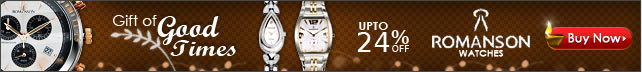 Upto 24% off Romanson Watches
