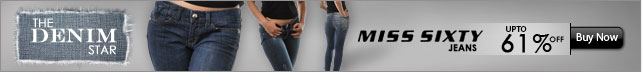 Upto 61% off Miss Sixty Jeans