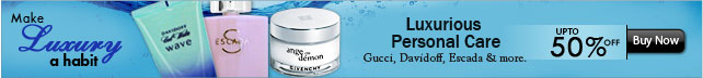 Upto 50% off Luxury Personal Care Products