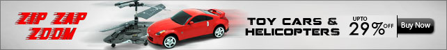 Upto 29% off Toy Cars & Helicopters
