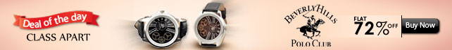Deal of the day - Flat 72% off Beverly Hills Polo Club Watch