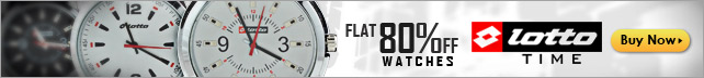 Flat 80% off - Lotto watches