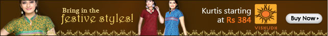 Vishudh Kurtis - starting Rs 384