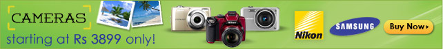 Samsung & Nikon cameras - starting Rs 3899