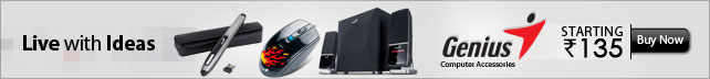 Genius Computer Accessories starting at Rs.135