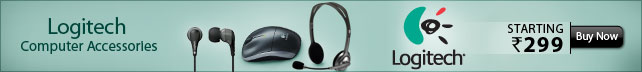Logitech Computer Accessories Starting at Rs.299